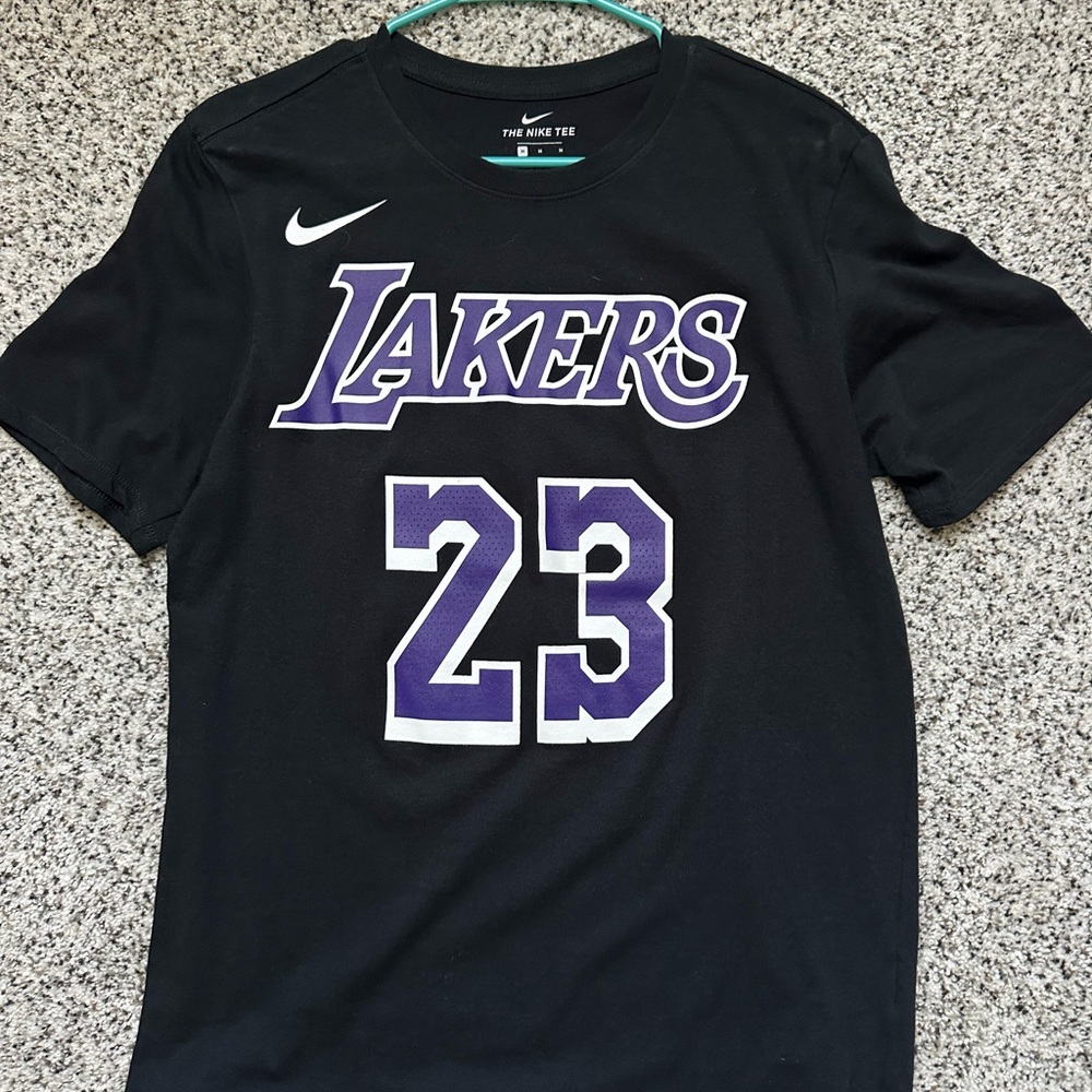 Nike Lakers Black T-Shirt - LeBron James